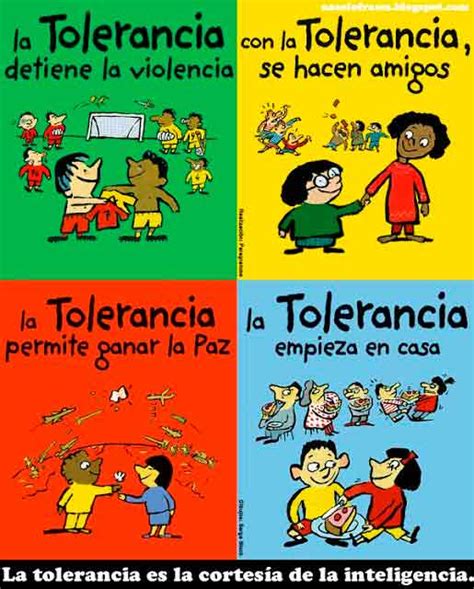 comic de la tolerancia|17 historietas de valores y su significado